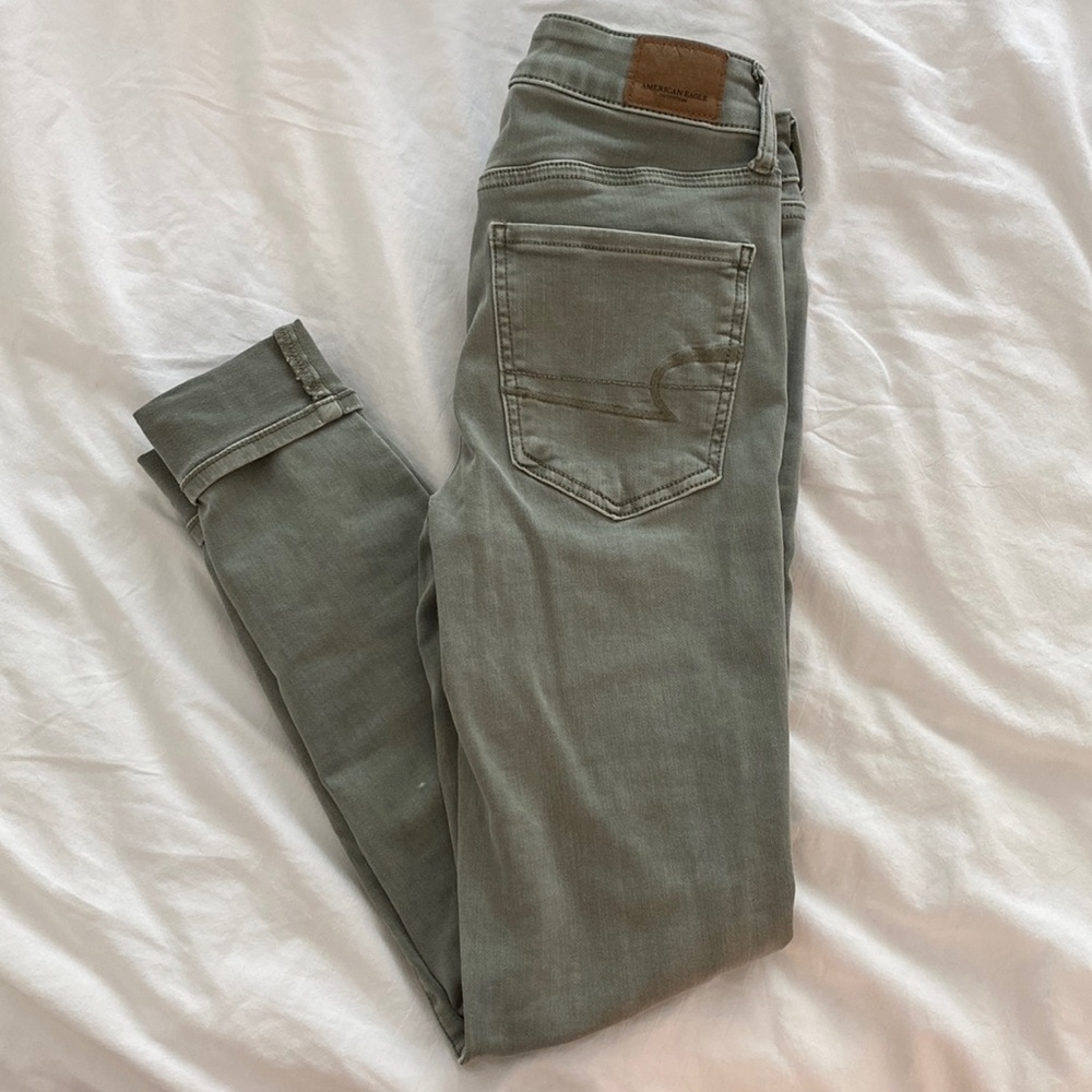 Light green jeans